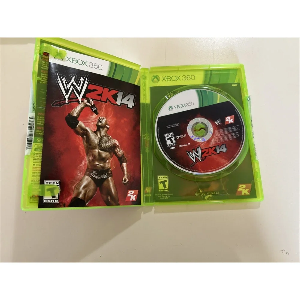 WWE 2K14, 2K15, 2K17 (Microsoft Xbox 360, 2016) Complete Games